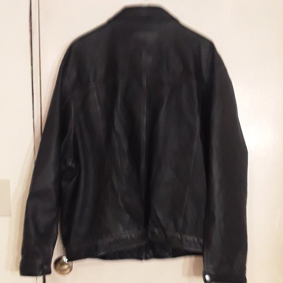 Vintage Calvin Klien Genuine Leather Jacket size XXL - Picture 2 of 7